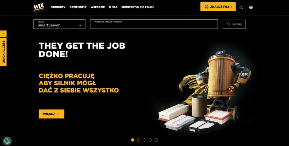 WixFilters - Website Migration from Sulu to Adobe AEM